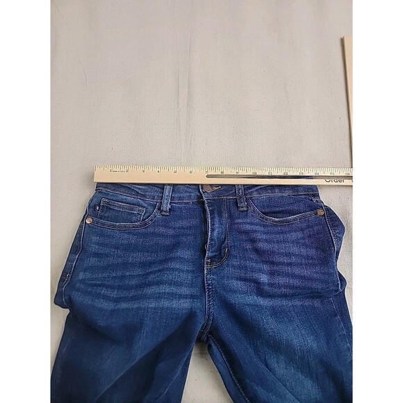 Judy Blue Womens 28x26.5 Jeans Relaxed Distressed Mid Rise Medium Stretch Modern - Picture 5 of 14